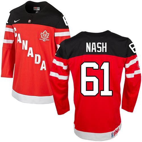 Olympic CA. #61 Rick Nash Red 100th Anniversary Stitched NHL Jersey Olympic CA. #61 Rick Nash Red 100th Anniversary Stitched NHL Jersey