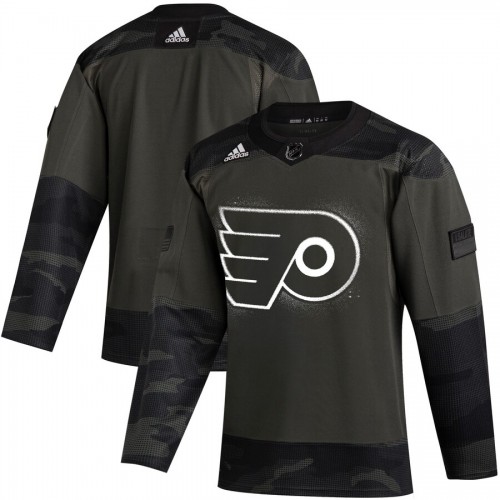 Philadelphia Flyers Adidas 2019 Veterans Day Authentic Practice NHL Jersey Camo Philadelphia Flyers Adidas 2019 Veterans Day Authentic Practice NHL Jersey Camo
