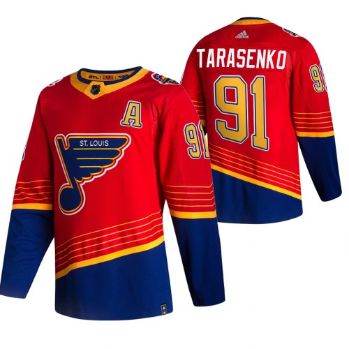 St. Louis Blues #91 Vladimir Tarasenko Red Mens Adidas 2020-21 Reverse Retro Alternate NHL Jersey St. Louis Blues #91 Vladimir Tarasenko Red Mens Adidas 2020-21 Reverse Retro Alternate NHL Jersey