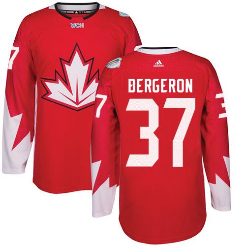 Team Canada #37 Patrice Bergeron Red 2016 World Cup Stitched Youth NHL Jersey Team Canada #37 Patrice Bergeron Red 2016 World Cup Stitched Youth NHL Jersey
