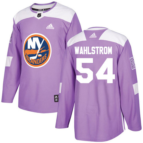 Adidas New York Islanders #54 Oliver Wahlstrom Purple Authentic Fights Cancer Stitched NHL Jersey Adidas New York Islanders #54 Oliver Wahlstrom Purple Authentic Fights Cancer Stitched NHL Jersey