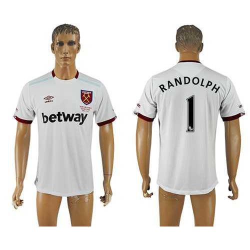 West Ham United #1 Randolph Away Soccer Club Jersey West Ham United #1 Randolph Away Soccer Club Jersey