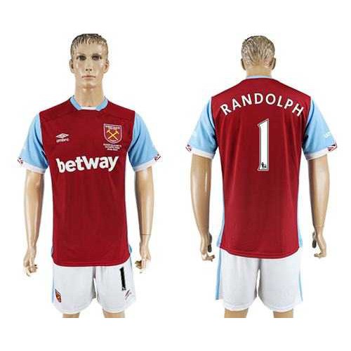 West Ham United #1 Randolph Home Soccer Club Jersey West Ham United #1 Randolph Home Soccer Club Jersey
