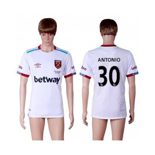 West Ham United #30 Antonio Away Soccer Club Jersey West Ham United #30 Antonio Away Soccer Club Jersey