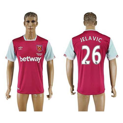 West Ham United #26 Jelavic Home Soccer Club Jersey West Ham United #26 Jelavic Home Soccer Club Jersey