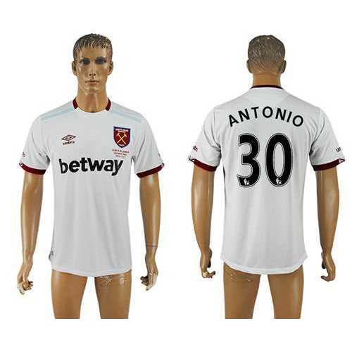 West Ham United #30 Antonio Away Soccer Club Jersey West Ham United #30 Antonio Away Soccer Club Jersey