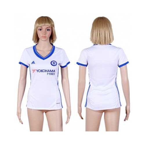 Women”s Chelsea Blank Sec Away Soccer Club Jersey Women”s Chelsea Blank Sec Away Soccer Club Jersey