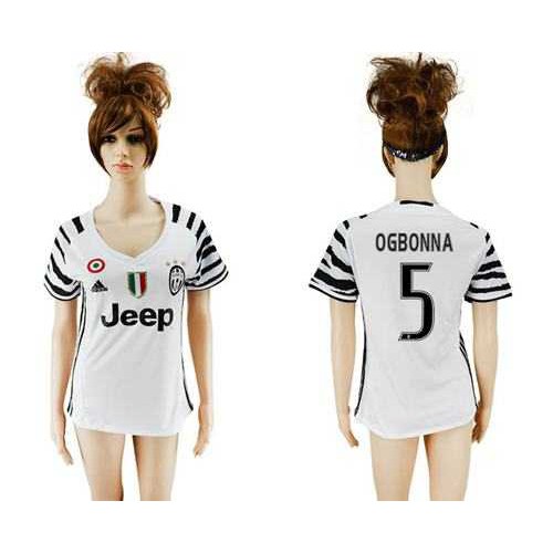Womens Juventus #5 Ogbonna Sec Away Soccer Club Jersey Womens Juventus #5 Ogbonna Sec Away Soccer Club Jersey