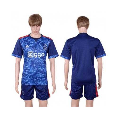 Ajax Blank Away Soccer Club Jersey Ajax Blank Away Soccer Club Jersey