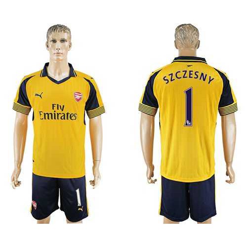 Arsenal #1 Szczesny Away Soccer Club Jersey Arsenal #1 Szczesny Away Soccer Club Jersey