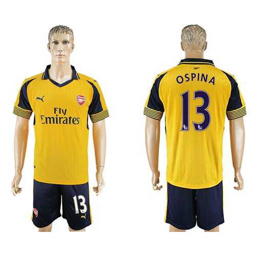 Arsenal #13 Ospina Away Soccer Club Jersey Arsenal #13 Ospina Away Soccer Club Jersey