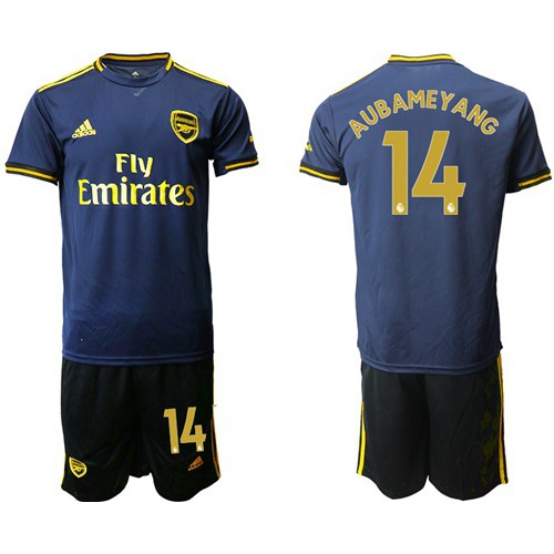 Arsenal #14 Aubameyang Third Soccer Club Jersey Arsenal #14 Aubameyang Third Soccer Club Jersey