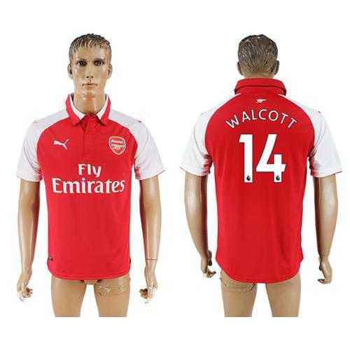 Arsenal #14 Walcott Home Soccer Club Jersey Arsenal #14 Walcott Home Soccer Club Jersey