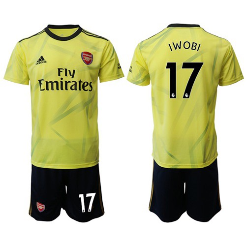 Arsenal #17 Iwobi Yellow Soccer Club Jersey Arsenal #17 Iwobi Yellow Soccer Club Jersey