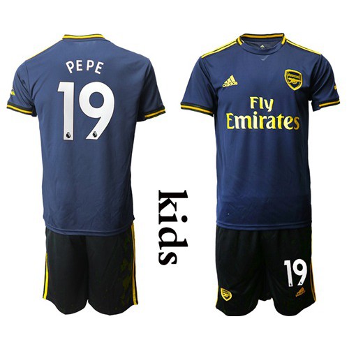 Arsenal #19 Pepe Third Kid Soccer Club Jersey Arsenal #19 Pepe Third Kid Soccer Club Jersey