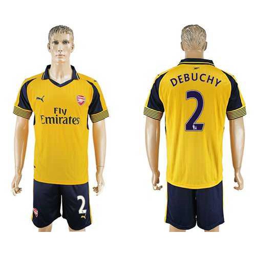 Arsenal #2 Debuchy Away Soccer Club Jersey Arsenal #2 Debuchy Away Soccer Club Jersey