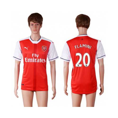 Arsenal #20 Flamini Home Soccer Club Jersey Arsenal #20 Flamini Home Soccer Club Jersey