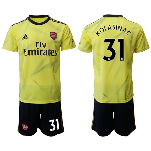 Arsenal #31 Kolasinac Yellow Soccer Club Jersey Arsenal #31 Kolasinac Yellow Soccer Club Jersey