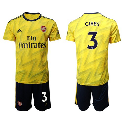 Arsenal #3 Gibbs Away Soccer Club Jersey Arsenal #3 Gibbs Away Soccer Club Jersey