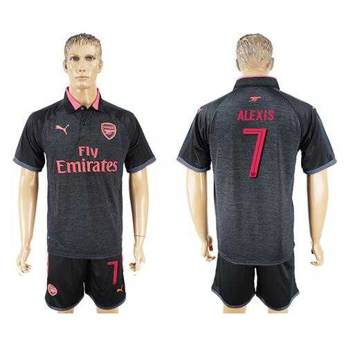 Arsenal #7 Alexis Black Red Soccer Club Jersey Arsenal #7 Alexis Black Red Soccer Club Jersey