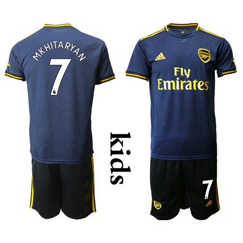 Arsenal #7 Mkhitaryan Third Kid Soccer Club Jersey Arsenal #7 Mkhitaryan Third Kid Soccer Club Jersey