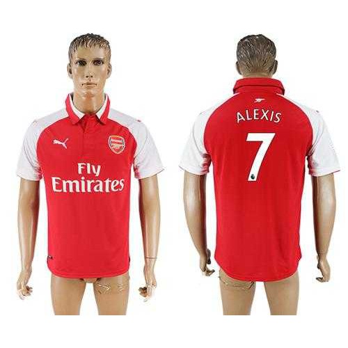 Arsenal #7 Alexis Home Soccer Club Jersey Arsenal #7 Alexis Home Soccer Club Jersey