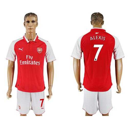 Arsenal #7 Alexis Home Soccer Club Jersey Arsenal #7 Alexis Home Soccer Club Jersey