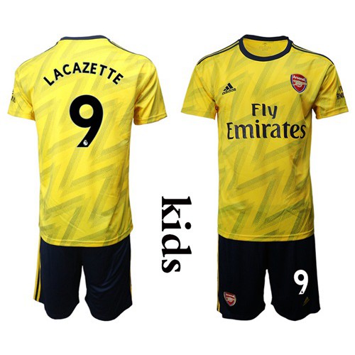 Arsenal #9 Lacazette Away Kid Soccer Club Jersey Arsenal #9 Lacazette Away Kid Soccer Club Jersey