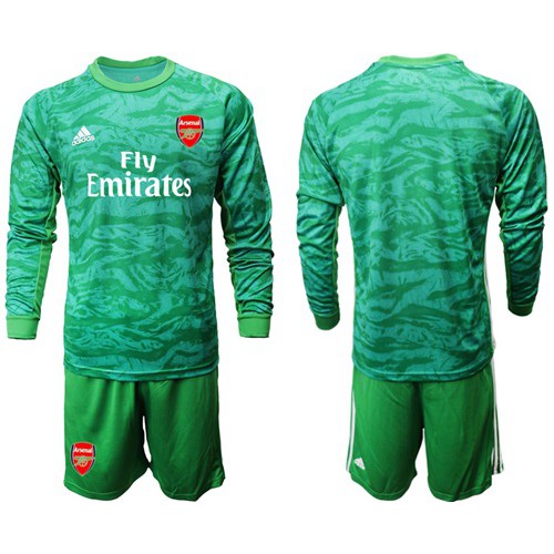 Arsenal Blank Green Long Sleeves Goalkeeper Soccer Club Jersey Arsenal Blank Green Long Sleeves Goalkeeper Soccer Club Jersey