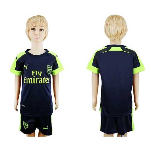 Arsenal Blank Sec Away Kid Soccer Club Jersey Arsenal Blank Sec Away Kid Soccer Club Jersey
