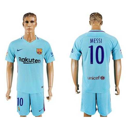 Barcelona #10 Messi Away Soccer Club Jersey Barcelona #10 Messi Away Soccer Club Jersey