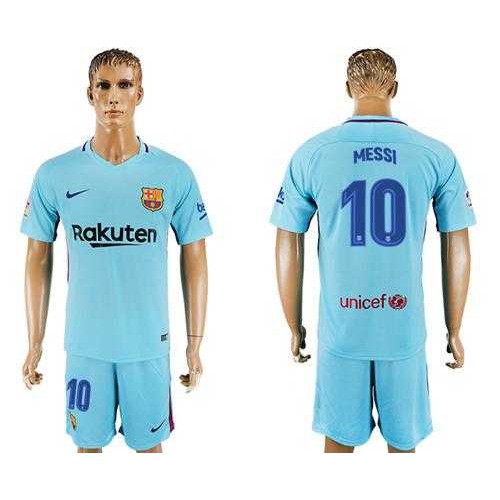 Barcelona #10 Messi Away Soccer Club Jersey Barcelona #10 Messi Away Soccer Club Jersey