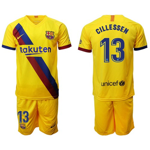 Barcelona #13 Cillessen Away Soccer Club Jersey Barcelona #13 Cillessen Away Soccer Club Jersey