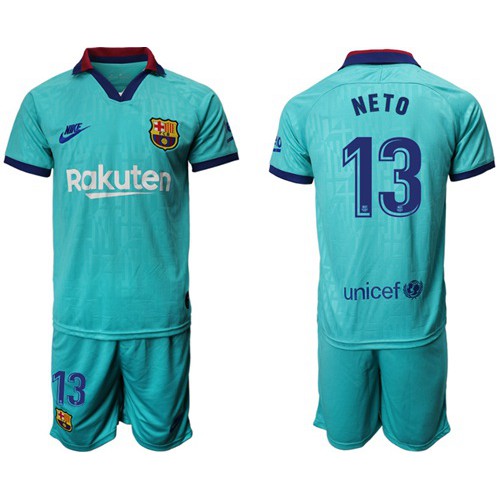 Barcelona #13 Neto Third Soccer Club Jersey Barcelona #13 Neto Third Soccer Club Jersey