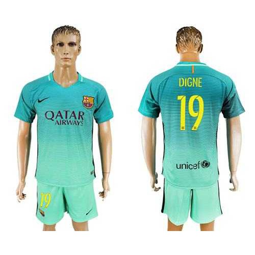 Barcelona #19 Digne Sec Away Soccer Club Jersey Barcelona #19 Digne Sec Away Soccer Club Jersey