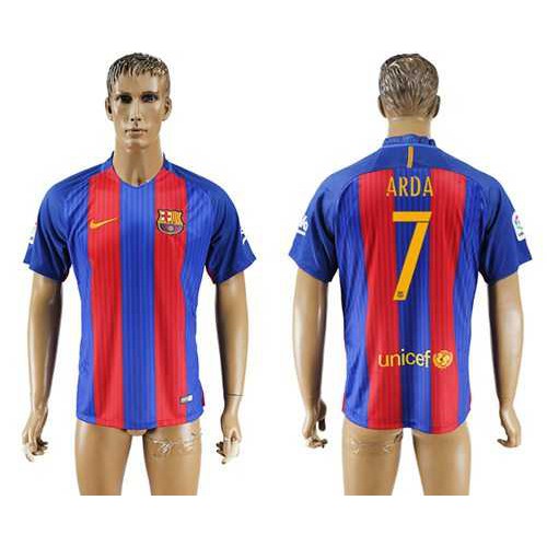 Barcelona #7 Arda Home Soccer Club Jersey Barcelona #7 Arda Home Soccer Club Jersey