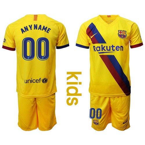 Barcelona Personalized Away Kid Soccer Club Jersey Barcelona Personalized Away Kid Soccer Club Jersey