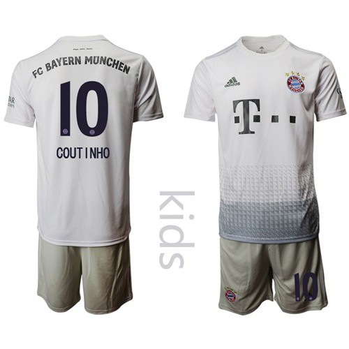 Bayern Munchen #10 Coutinho Away Kid Soccer Club Jersey Bayern Munchen #10 Coutinho Away Kid Soccer Club Jersey