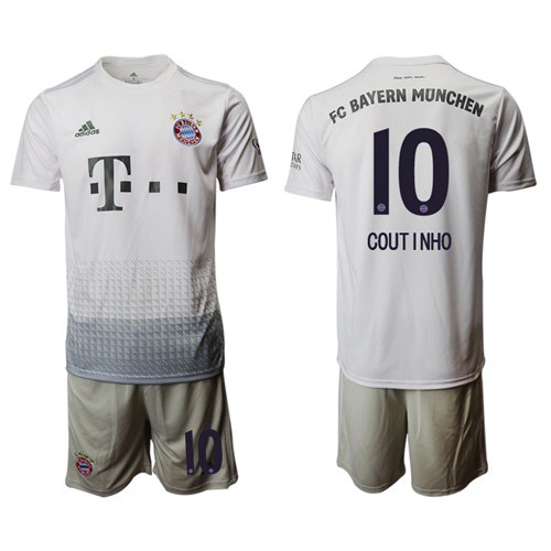 Bayern Munchen #10 Coutinho Away Soccer Club Jersey Bayern Munchen #10 Coutinho Away Soccer Club Jersey