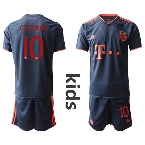 Bayern Munchen #10 Coutinho Third Kid Soccer Club Jersey Bayern Munchen #10 Coutinho Third Kid Soccer Club Jersey