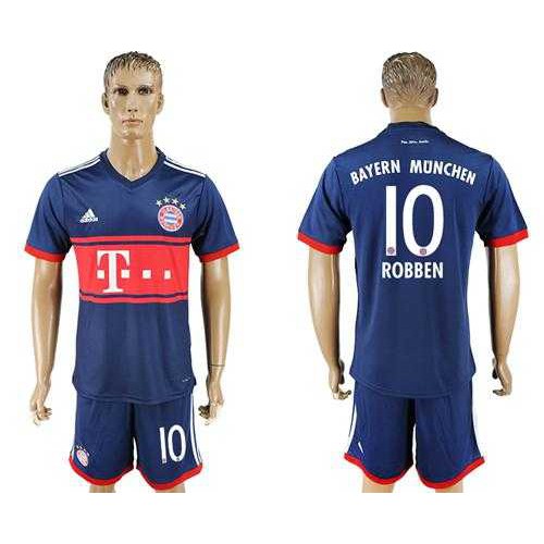 Bayern Munchen #10 Robben Away Soccer Club Jersey Bayern Munchen #10 Robben Away Soccer Club Jersey
