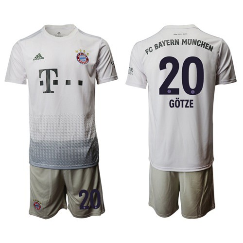 Bayern Munchen #20 Gotze Away Soccer Club Jersey Bayern Munchen #20 Gotze Away Soccer Club Jersey