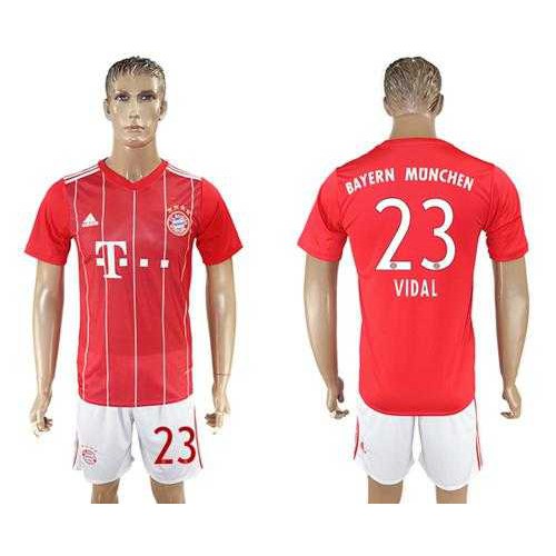 Bayern Munchen #23 Vidal Home Soccer Club Jersey Bayern Munchen #23 Vidal Home Soccer Club Jersey