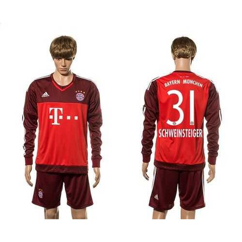 Bayern Munchen #31 Schweinsteiger Goalkeeper Long Sleeves Soccer Club Jersey Bayern Munchen #31 Schweinsteiger Goalkeeper Long Sleeves Soccer Club Jersey