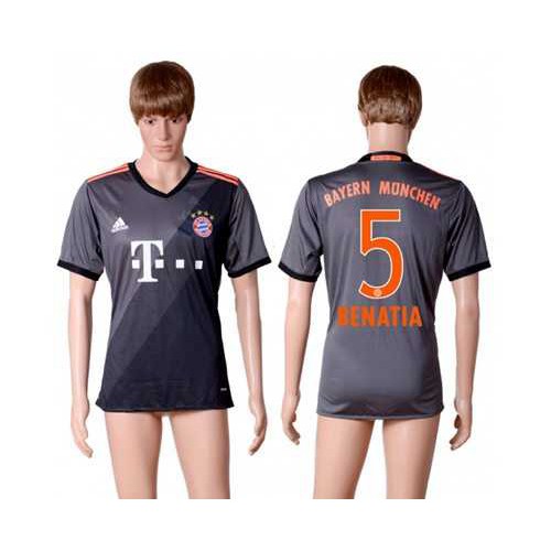 Bayern Munchen #5 Benatia Away Soccer Club Jersey Bayern Munchen #5 Benatia Away Soccer Club Jersey