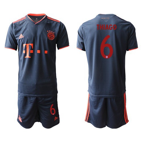 Bayern Munchen #6 Thiago Third Soccer Club Jersey Bayern Munchen #6 Thiago Third Soccer Club Jersey