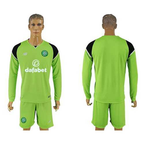 Celtic Blank Green Goalkeeper Long Sleeves Soccer Club Jersey Celtic Blank Green Goalkeeper Long Sleeves Soccer Club Jersey