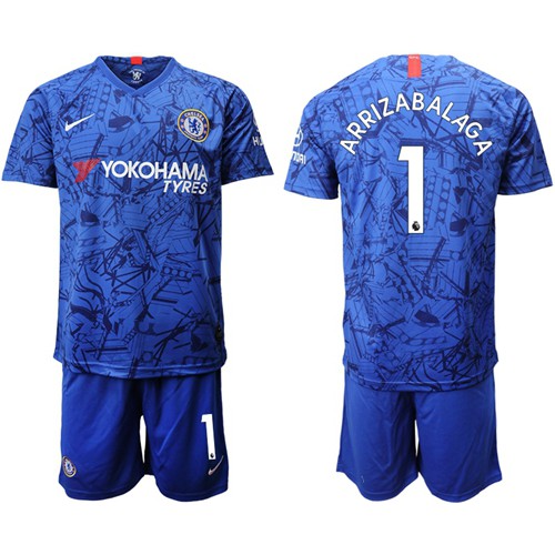 Chelsea #1 Arrizabalaga Home Soccer Club Jersey Chelsea #1 Arrizabalaga Home Soccer Club Jersey