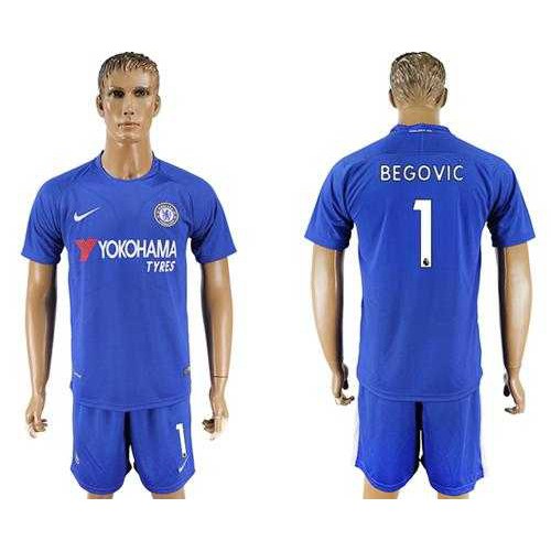 Chelsea #1 Begovic Home Soccer Club Jersey Chelsea #1 Begovic Home Soccer Club Jersey