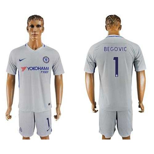 Chelsea #1 Begovic Sec Away Soccer Club Jersey Chelsea #1 Begovic Sec Away Soccer Club Jersey
